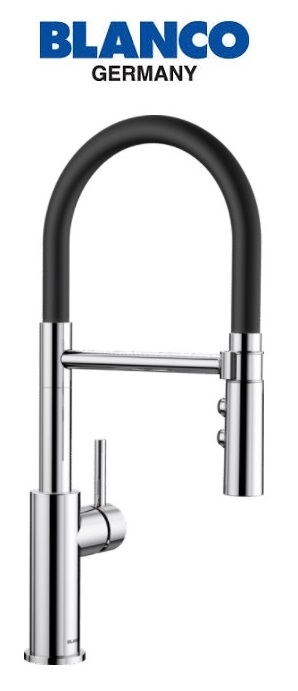 BLANCO Catris-S Flexo Kitchen Sink Mixer With Flexible Spout - Chrome